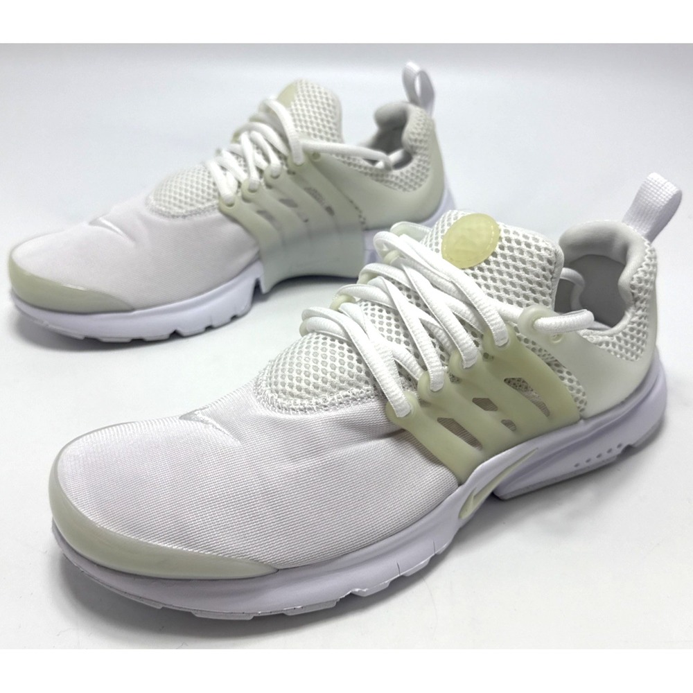 Nike Air Presto White Mesh Running Sneakers Womens 9 Youth 7 Yellowing